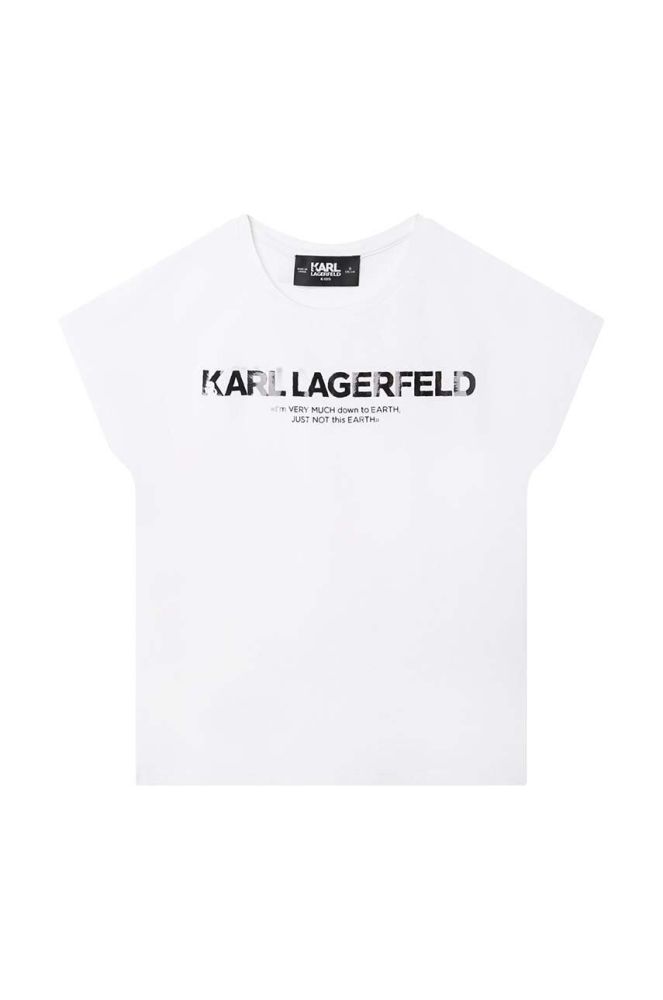 Дитяча футболка Karl Lagerfeld колір білий (3072402)