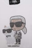 Дитяча футболка Karl Lagerfeld колір білий (3072461)