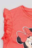 Дитячий бавовняний топ zippy x Disney колір помаранчевий