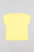 Дитяча бавовняна футболка zippy колір жовтий (3114216)