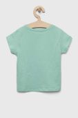 Дитяча бавовняна футболка zippy 2-pack колір зелений