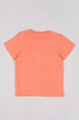 Бавовняна футболка для немовлят zippy колір помаранчевий
