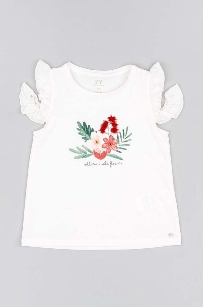 Дитяча футболка zippy колір білий (3182330)