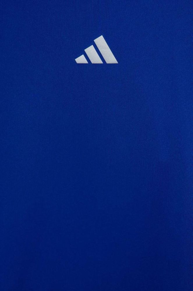 Дитяча футболка adidas U RUN 3S з принтом колір блакитний фото 4
