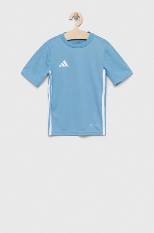 Дитяча футболка adidas Performance TABELA 23 JSY з аплікацією колір блакитний фото 2