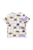 Дитяча футболка Mini Rodini колір фіолетовий візерунок