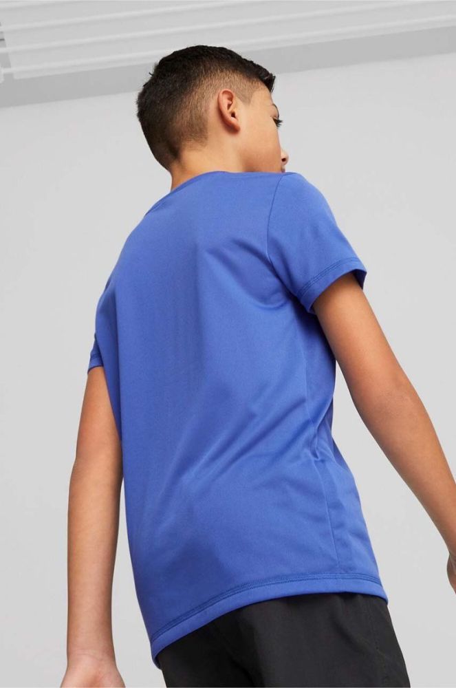 Дитяча футболка Puma ACTIVE Small Logo Tee B колір фіолетовий з принтом фото 7