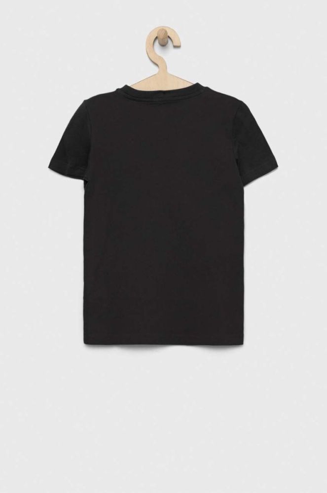 Дитяча бавовняна футболка Puma ACTIVE SPORTS Graphic Tee B колір чорний з принтом фото 3