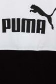 Дитяча бавовняна футболка Puma PUMA POWER Tee B колір білий з принтом