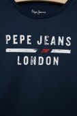 Дитяча бавовняна футболка Pepe Jeans колір синій з принтом (3104688) Дитяча бавовняна футболка Pepe Jeans колір синій з принтом (3104688)