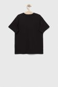 Дитяча бавовняна футболка United Colors of Benetton колір чорний з принтом (3280042) Дитяча бавовняна футболка United Colors of Benetton колір чорний з принтом (3280042)