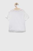 Дитяча бавовняна футболка United Colors of Benetton колір білий з принтом (3239404) Дитяча бавовняна футболка United Colors of Benetton колір білий з принтом (3239404)
