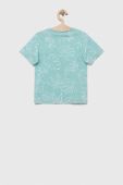 Дитяча бавовняна футболка United Colors of Benetton колір бірюзовий візерунок (3280125) Дитяча бавовняна футболка United Colors of Benetton колір бірюзовий візерунок (3280125)