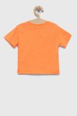 Дитяча футболка United Colors of Benetton колір помаранчевий однотонний