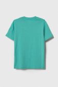 Дитяча бавовняна футболка Vans VAN DOREN BBQ SS WATERFALL колір бірюзовий з принтом (3377736) Дитяча бавовняна футболка Vans VAN DOREN BBQ SS WATERFALL колір бірюзовий з принтом (3377736)