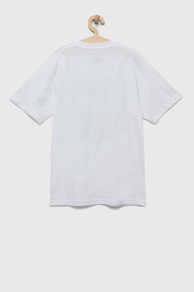 Дитяча бавовняна футболка Vans BY PRINT BOX BOYS WHITE/DRESS BLU колір білий з принтом фото 3