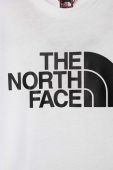 Дитяча бавовняна футболка The North Face колір білий з принтом (3398890)