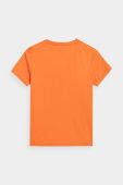 Дитяча футболка 4F колір помаранчевий з принтом Дитяча футболка 4F колір помаранчевий з принтом