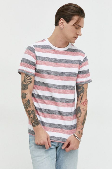 Бавовняна футболка Solid колір білий візерунок