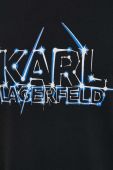 Футболка Karl Lagerfeld чоловічий колір чорний з принтом (3628851)
