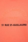 Бавовняна футболка Karl Lagerfeld колір помаранчевий з принтом