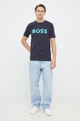 Футболка BOSS BOSS GREEN чоловіча колір синій з принтом (2921155)