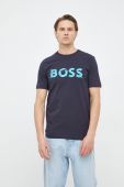 Футболка BOSS BOSS GREEN чоловіча колір синій з принтом (2921155)