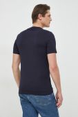 Футболка Guess чоловічий колір синій з принтом (2887831)