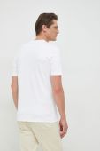 Бавовняна футболка BOSS колір білий з аплікацією (2897234)