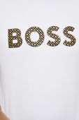 Бавовняна футболка BOSS колір білий з аплікацією (2897234)