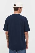 Бавовняна футболка Samsoe Samsoe колір синій однотонний (3448943)