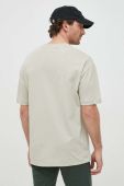Бавовняна футболка Samsoe Samsoe колір бежевий однотонний (2842057)