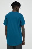 Бавовняна футболка G-Star Raw з принтом колір блакитний (2874522)