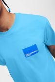 Бавовняна футболка Karl Lagerfeld Jeans з принтом колір блакитний (3345600)