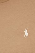 Бавовняна футболка Polo Ralph Lauren колір бежевий однотонний (3448948)