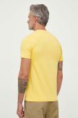 Бавовняна футболка Polo Ralph Lauren колір жовтий однотонний (3323135)