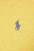 Бавовняна футболка Polo Ralph Lauren колір жовтий однотонний (3323135)