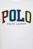 Бавовняна футболка Polo Ralph Lauren колір білий з аплікацією (2862998)