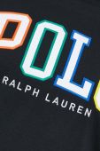 Бавовняна футболка Polo Ralph Lauren колір чорний з аплікацією (2862992)