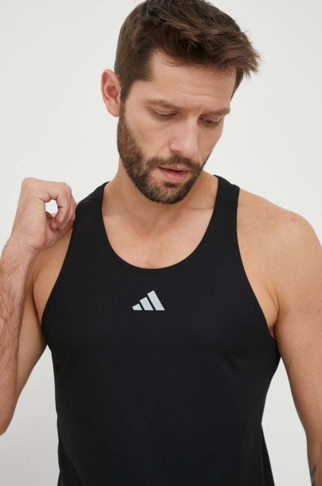 Бігова футболка adidas Performance Own the Run колір чорний (3240120) фото 4