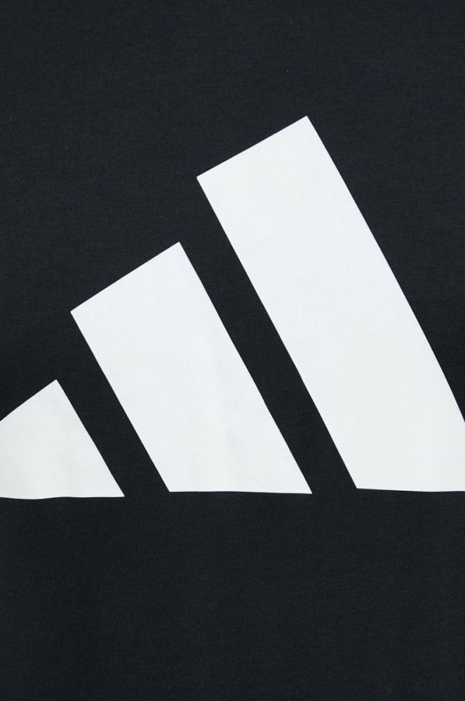 Тренувальна футболка adidas Performance колір чорний з принтом (2886031) фото 5