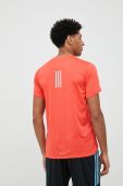 Бігова футболка adidas Performance Designed 4 Running колір червоний однотонна
