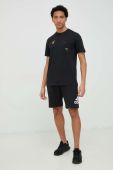 Бавовняна футболка adidas колір чорний з аплікацією (2891735)