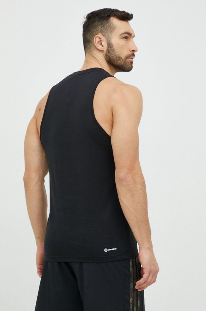 Тренувальна футболка adidas Performance Training Essentials Feelready колір чорний фото 3