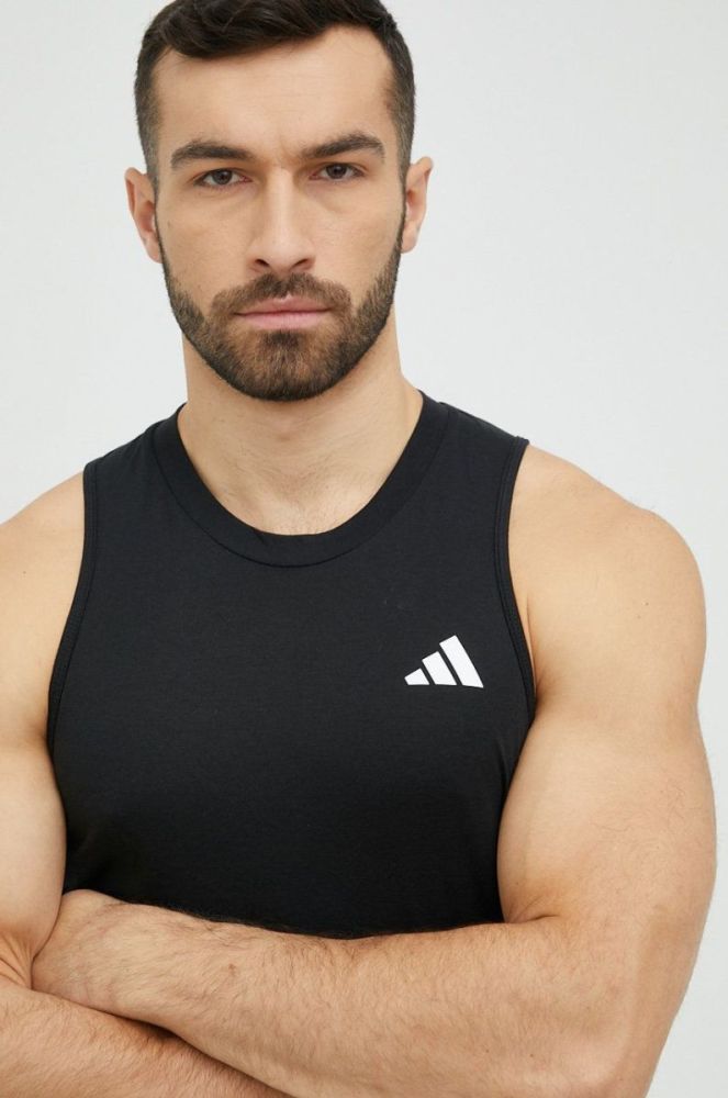 Тренувальна футболка adidas Performance Training Essentials Feelready колір чорний фото 4