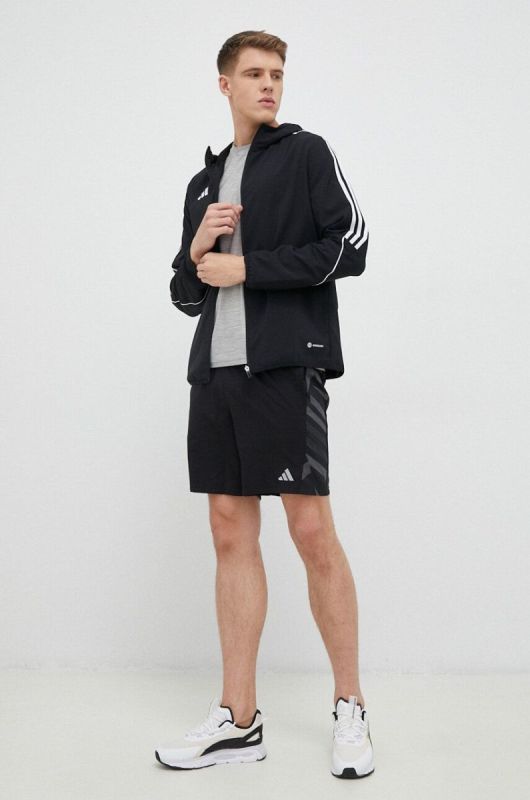Тренувальна футболка adidas Performance Training Essential колір сірий меланж фото 2