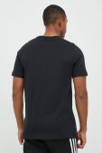 Бавовняна футболка adidas колір чорний з аплікацією (2902743)