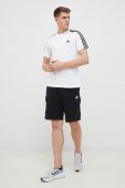 Бавовняна футболка adidas колір білий однотонний (3009806)