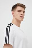 Бавовняна футболка adidas колір білий однотонний (3009806)