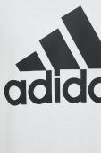 Бавовняна футболка adidas колір білий з принтом (2902769)